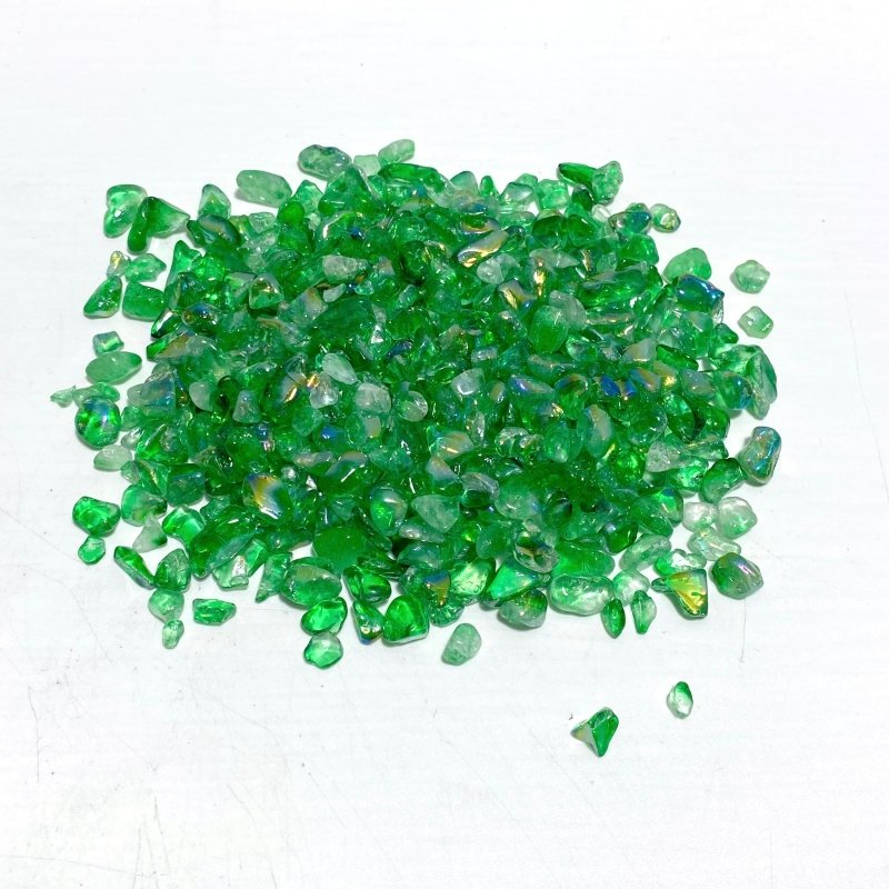 5 Colors Aura Clear Quartz Gravel Chips Wholesale - Wholesale Crystals