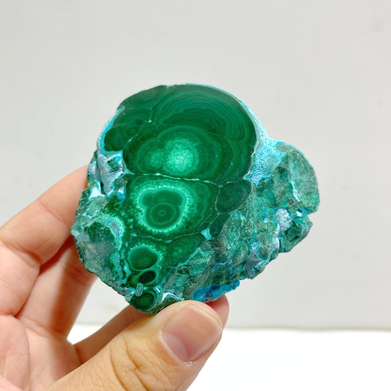 5 Pieces High Quality Beautiful Chrysocolla Mixed Malachite Slab Specimen 8 - Wholesale Crystals