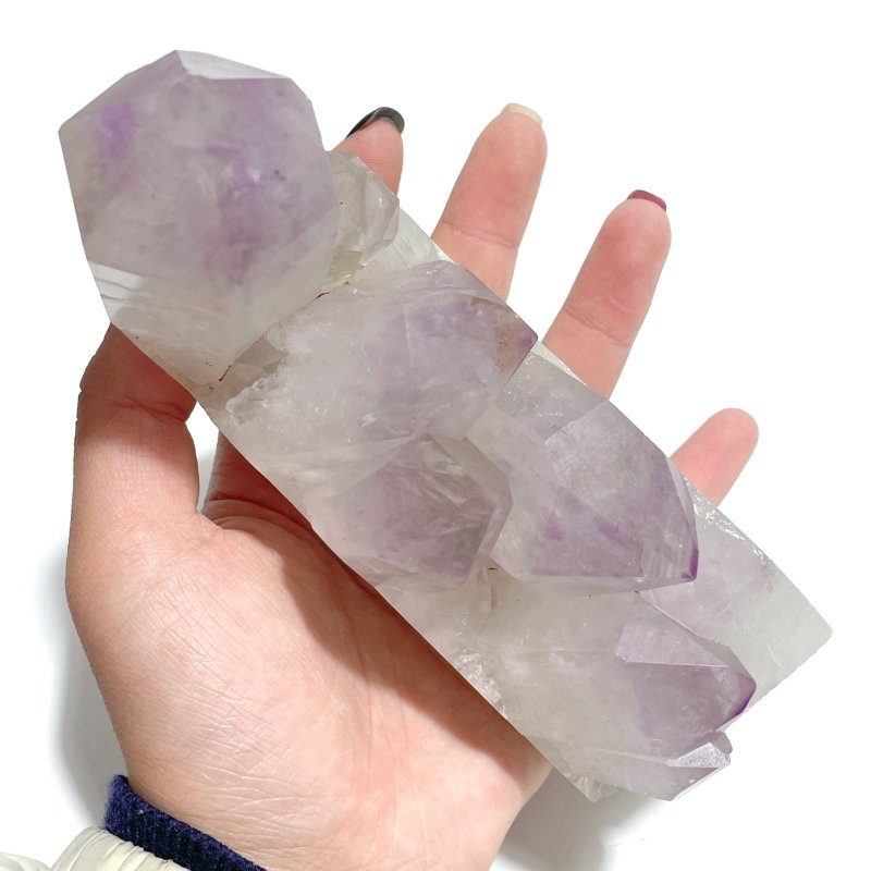 5 Pieces Large Amethyst Cluster Tower Point - Wholesale Crystals
