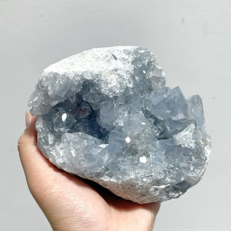 5 Pieces Large Blue Celestite Cluster Home Decor - Wholesale Crystals