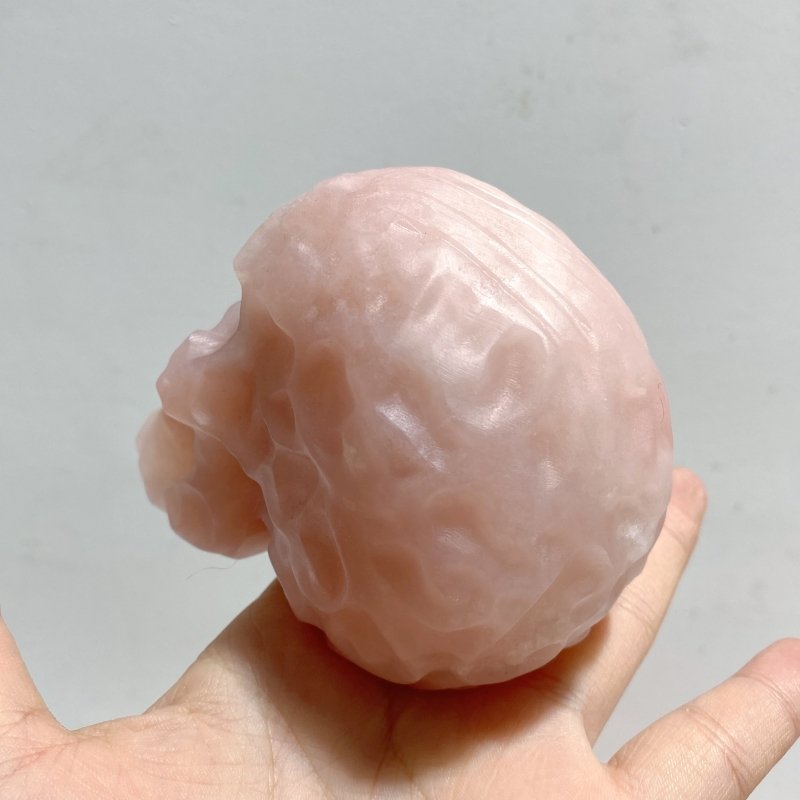 5 Pieces Pink Opal Skull Carving -Wholesale Crystals