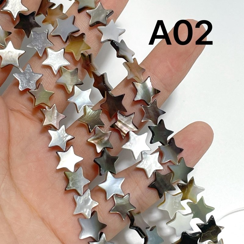 5 Shapes Shell DIY Bracelets Accessories Wholesale Heart/Moon/Star/Four Leaf Clover Random Color - Wholesale Crystals