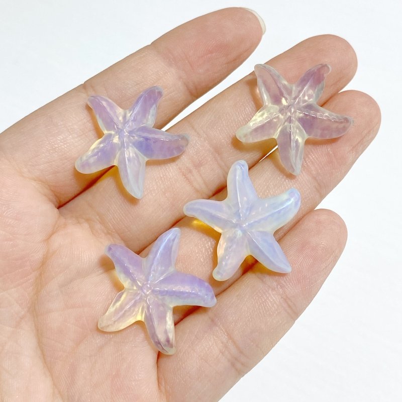 5 Types Starfish Carving Wholesale Tiger Eye Mookaite -Wholesale Crystals