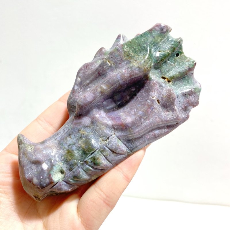 6 Pieces Beautiful Ocean Jasper Dragon Head - Wholesale Crystals