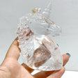 6 Pieces High Quality Clear Quartz Unicorn Carving - Wholesale Crystals