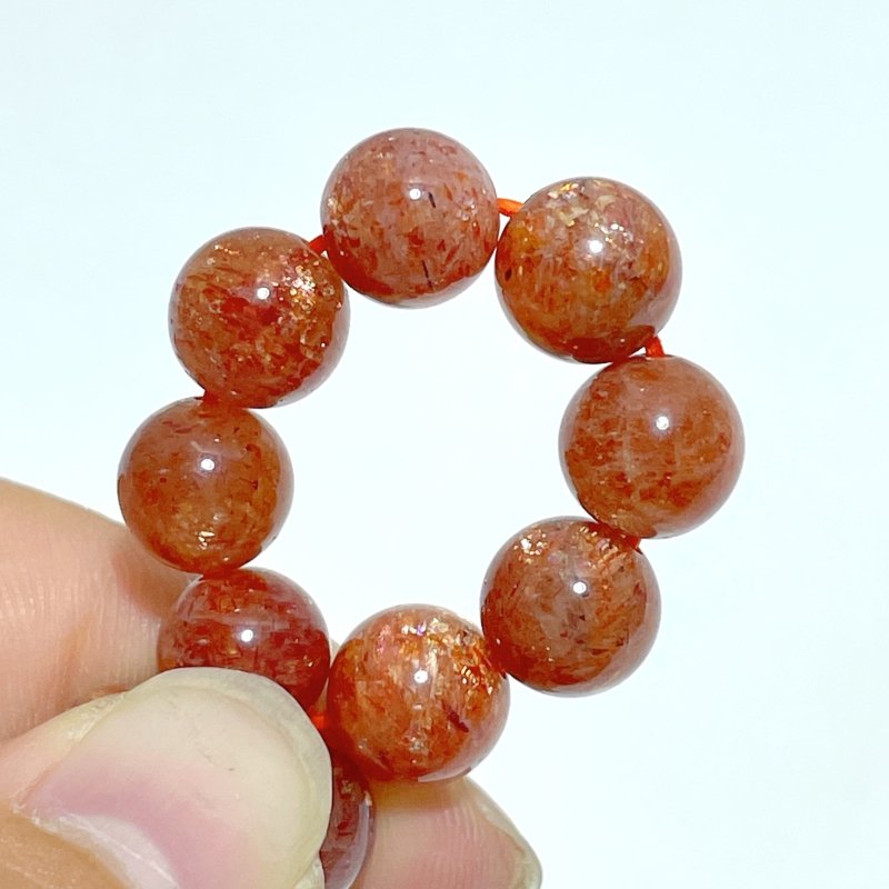 6 Pieces High Quality Sunstone Bracelets For Collection - Wholesale Crystals