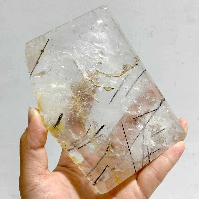 6 Pieces Large Black Tourmaline Free Form -Wholesale Crystals