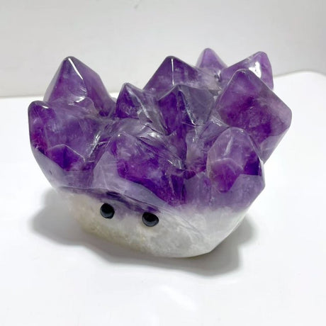 6 Pieces Polished Amethyst Teeth Cluster Groot Carving - Wholesale Crystals