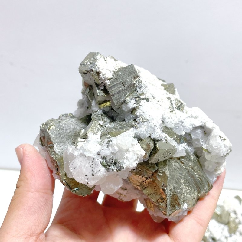 6 Pieces Raw Pyrite Mineral Specimen Home Decor For Collection - Wholesale Crystals