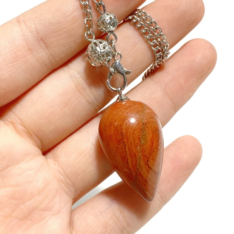 6 Types Teardrop Pendulum Healing Pendants Wholesale Tiger Eye Clear Quartz - Wholesale Crystals