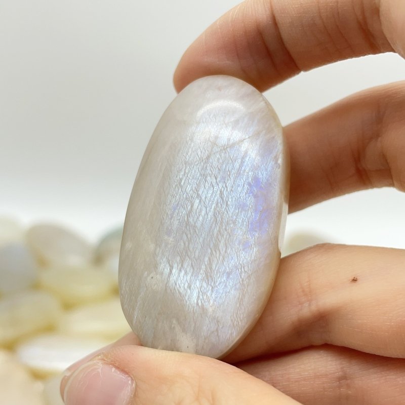 67 Pieces High Quality Small Blue Moonstone Palm -Wholesale Crystals