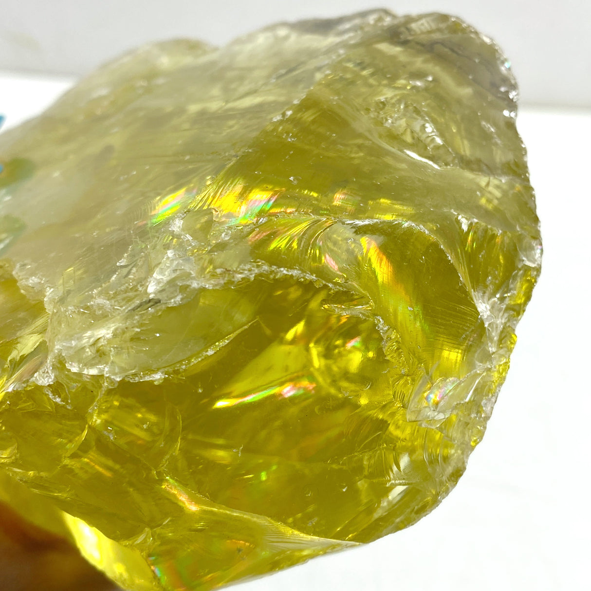 Unique Citrine Raw Stone Specimen With Beautiful Rainbow #3