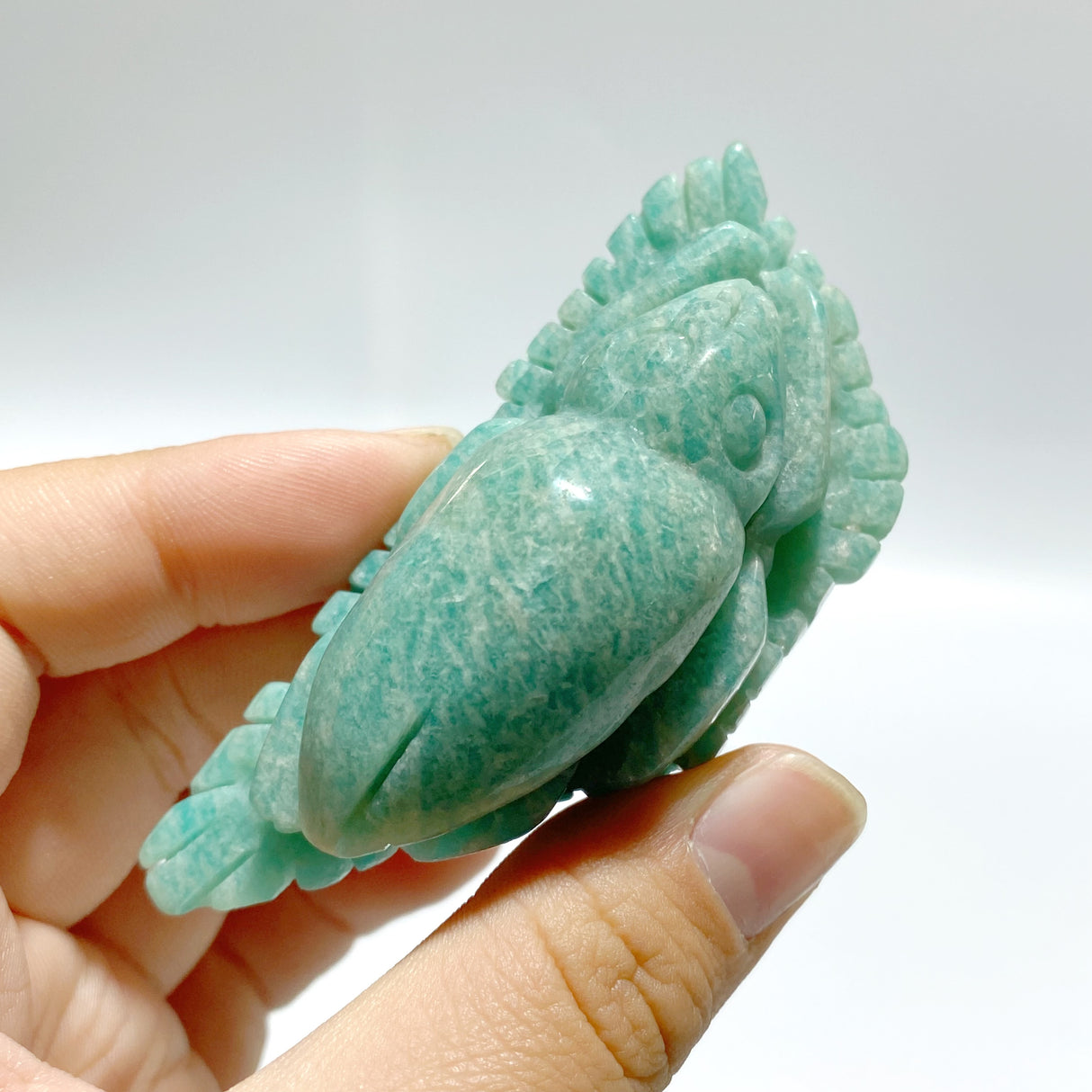 28 Pieces Amazonite Sea Animal Carving