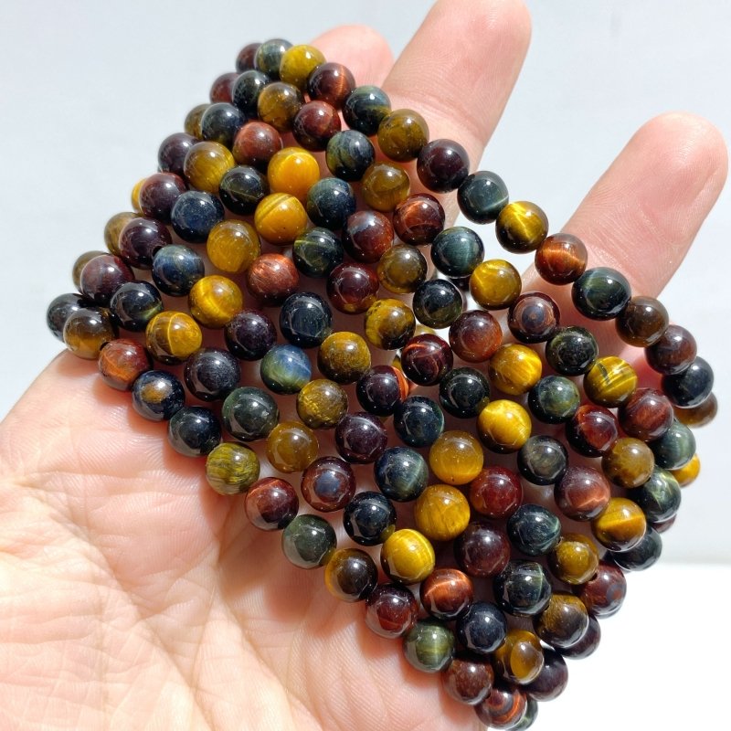 6mm Bracelets Wholesale Amethyst Smoky Quartz Green Jade - Wholesale Crystals