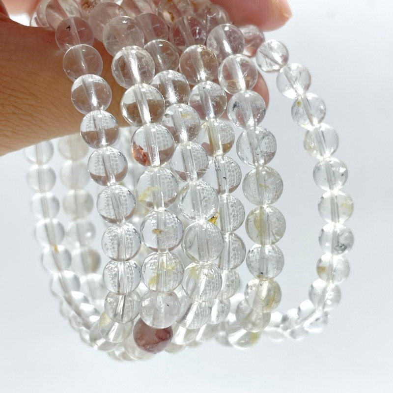 6mm/7mm Clear Quartz Bracelet Wholesale - Wholesale Crystals
