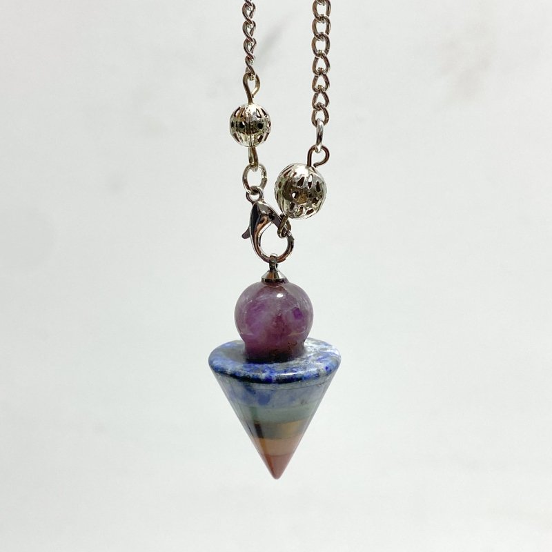 7 Chakra Pendulum Pendants Wholesale - Wholesale Crystals