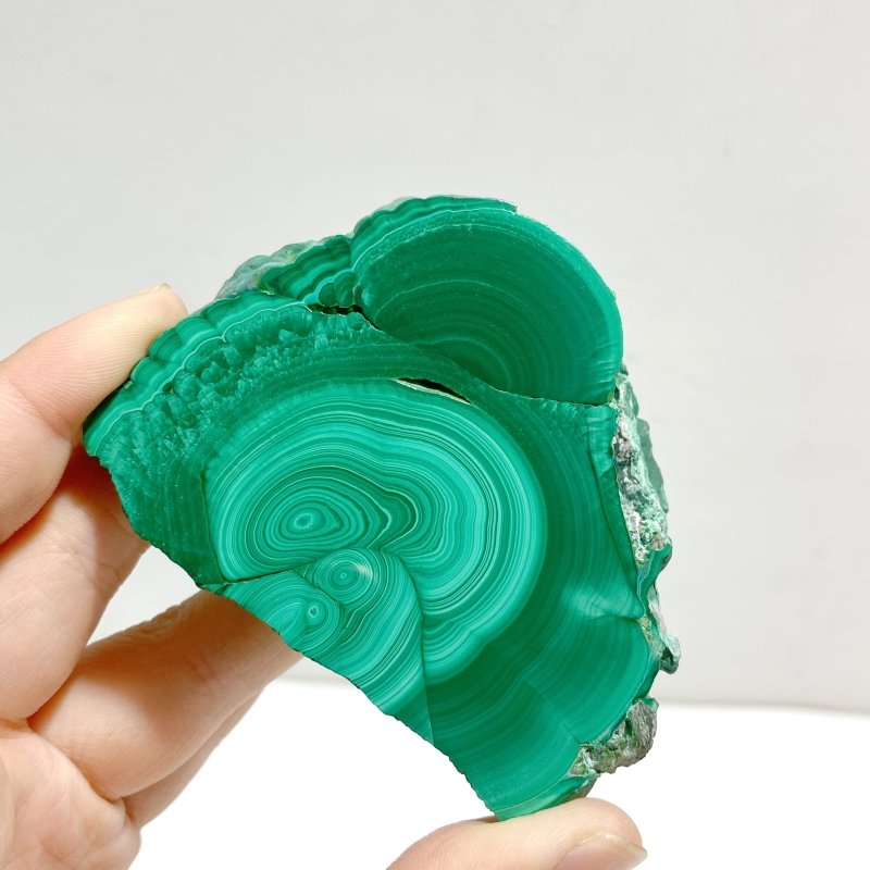 7 Pieces High Quality Beautiful Malachite Slab - Wholesale Crystals