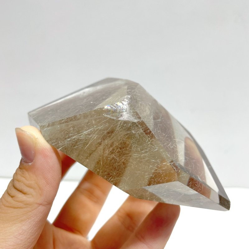 7 Pieces High Quality Gold Rutile Quartz Crystal Free Form - Wholesale Crystals