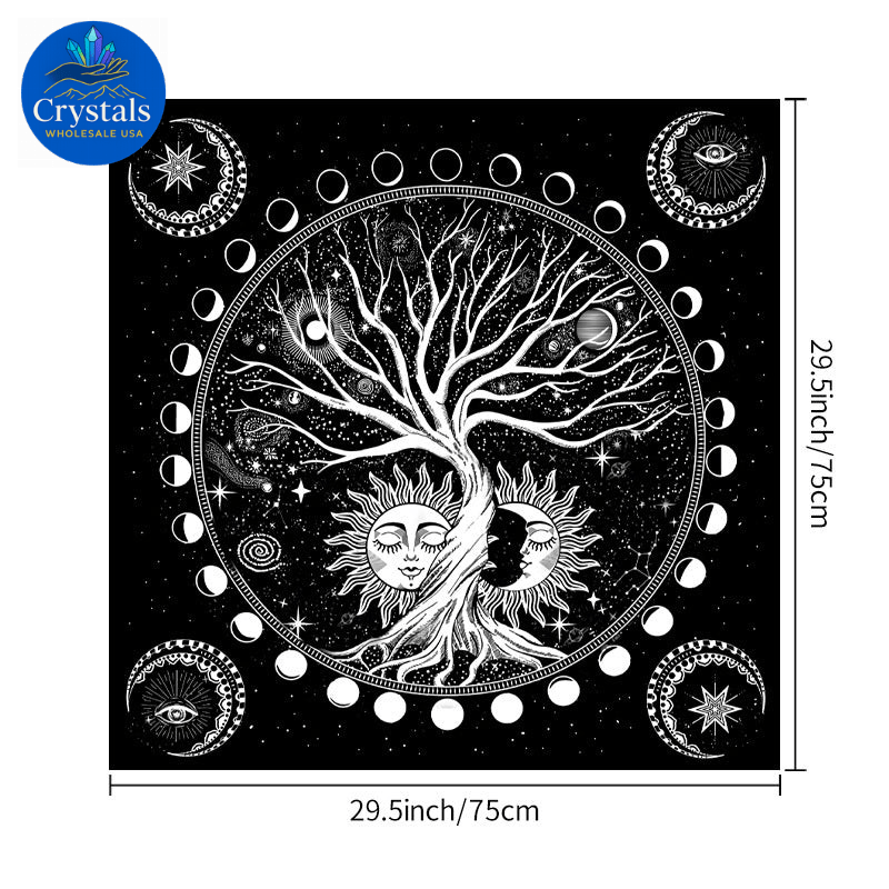 7 Tree of Life Tarot Tablecloth - Wholesale Crystals