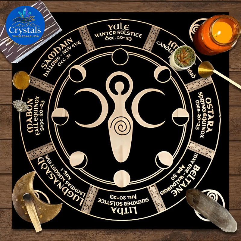 7 Tree of Life Tarot Tablecloth - Wholesale Crystals