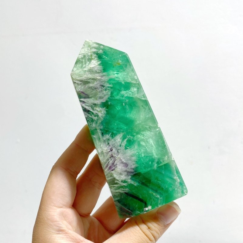 8 Pieces Feather Fluorite Four-sided Points -Wholesale Crystals