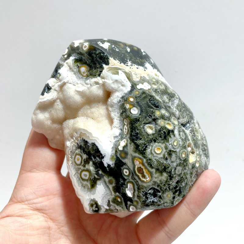 8 Pieces Large 8th Vein Ocean Jasper Free Form Home Decor - Wholesale Crystals