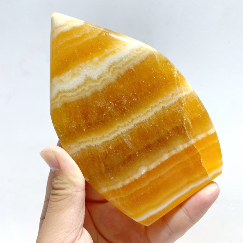 8 Pieces Yellow Calcite Arrow Head Shape - Wholesale Crystals