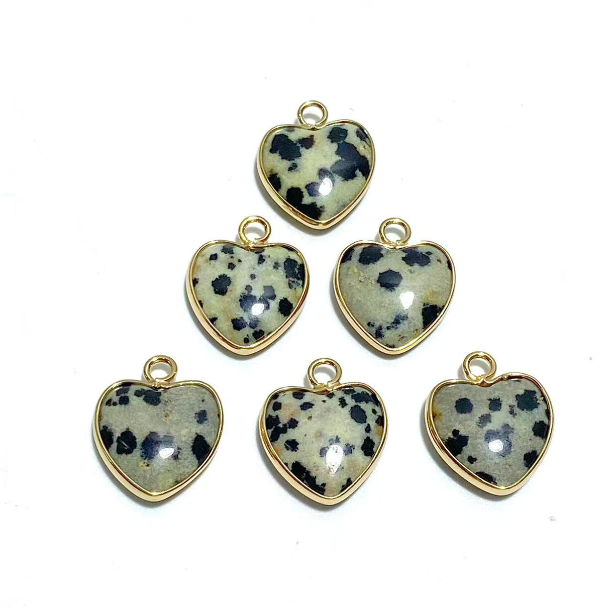 11 Types Crystal Heart Shape Pendants Wholesale Rose Quartz Chevron Amethyst Tiger Eye