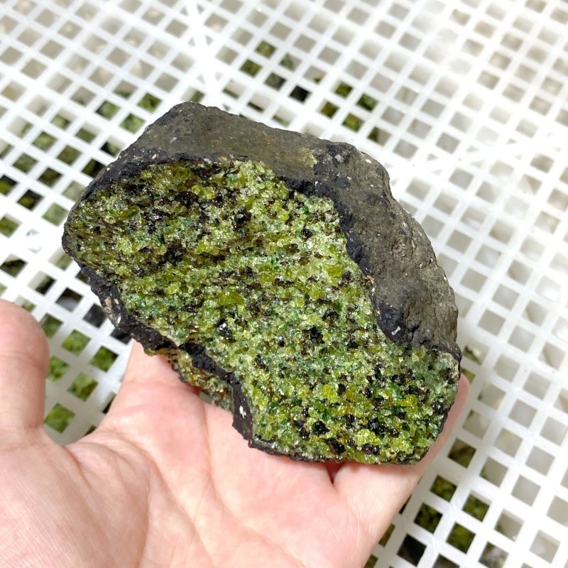 89 Pieces Raw Peridot Stone (Sea Freight Only) -Wholesale Crystals