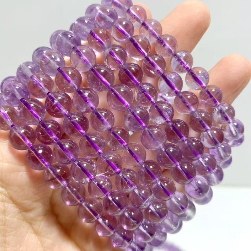 8mm Lavender Amethyst Bracelets Wholesale - Wholesale Crystals