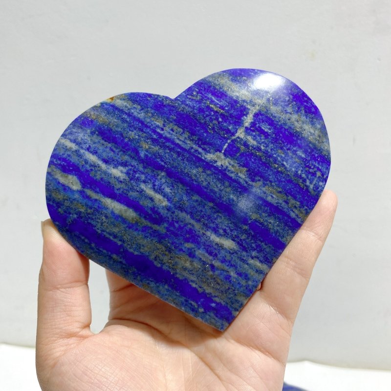 9 Pieces Large Lapis Lazuli Heart -Wholesale Crystals