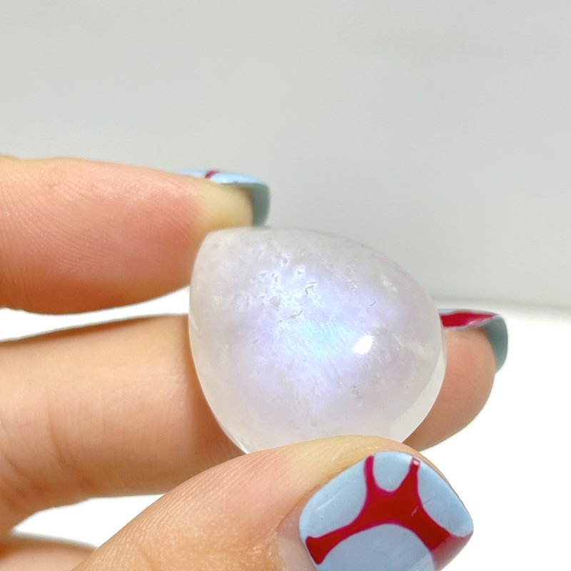 9 Pieces Moonstone Teardrop Shape DIY Pendant - Wholesale Crystals
