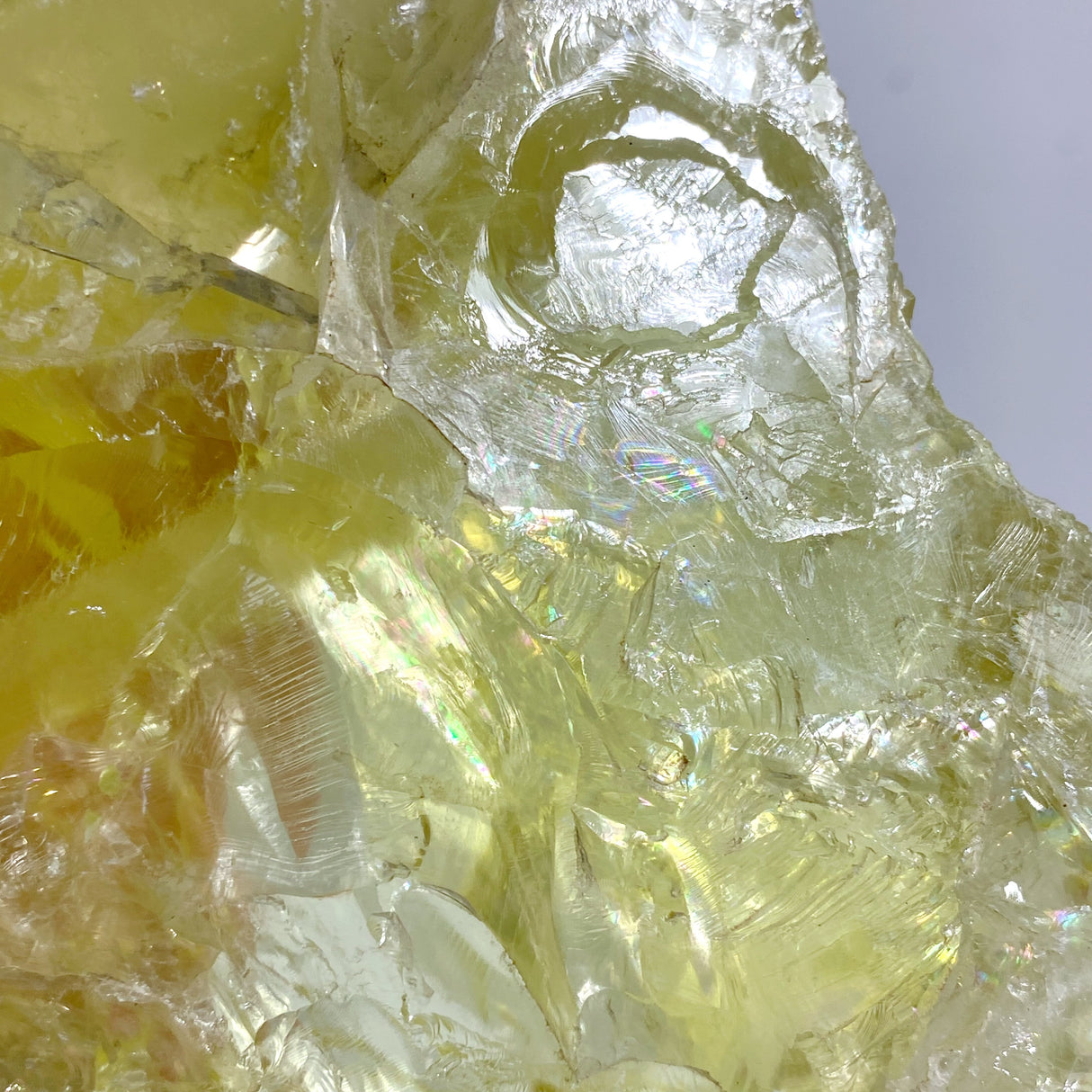 Unique Citrine Raw Stone Specimen With Beautiful Rainbow #6