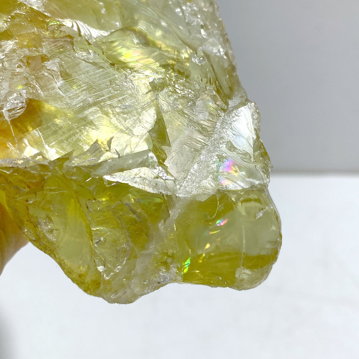 Unique Citrine Raw Stone Specimen With Beautiful Rainbow #6