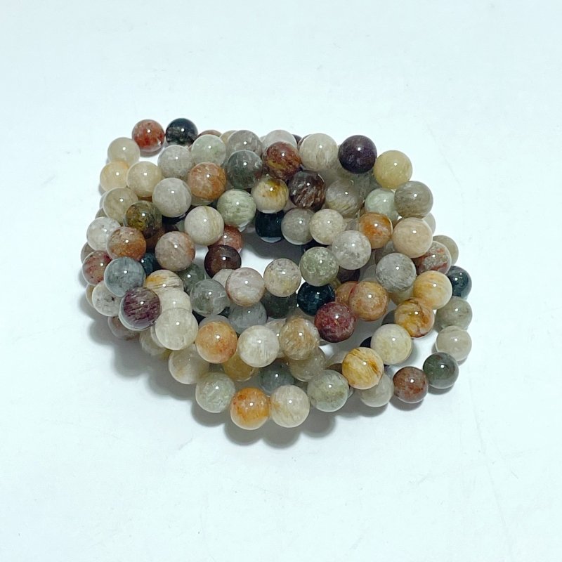 9mm Thousand Layer Garden Quartz Bracelets Wholesale - Wholesale Crystals