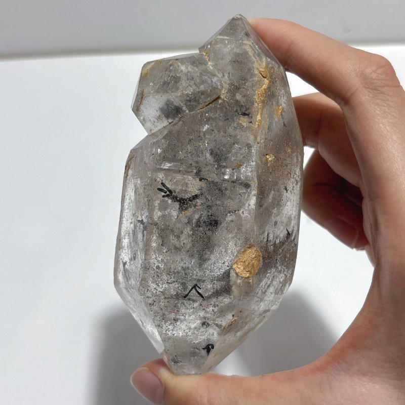 A56 Black Quicksand Large Moving Bubble Enhydro Quartz For Collection - Wholesale Crystals