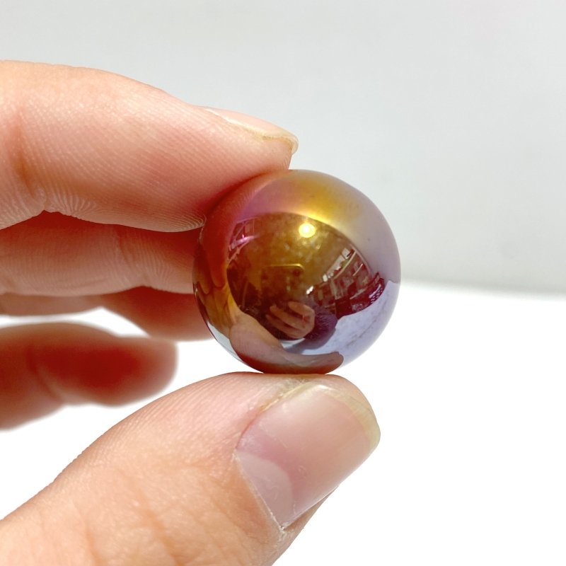 Aura Mini Agate Spheres Wholesale - Wholesale Crystals