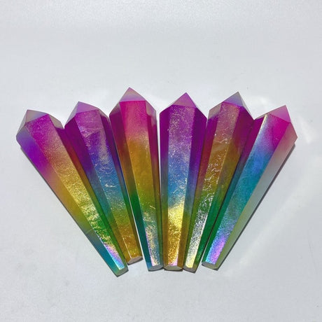 Aura Pink Opal Scepter Magic Wand Wholesale -Wholesale Crystals