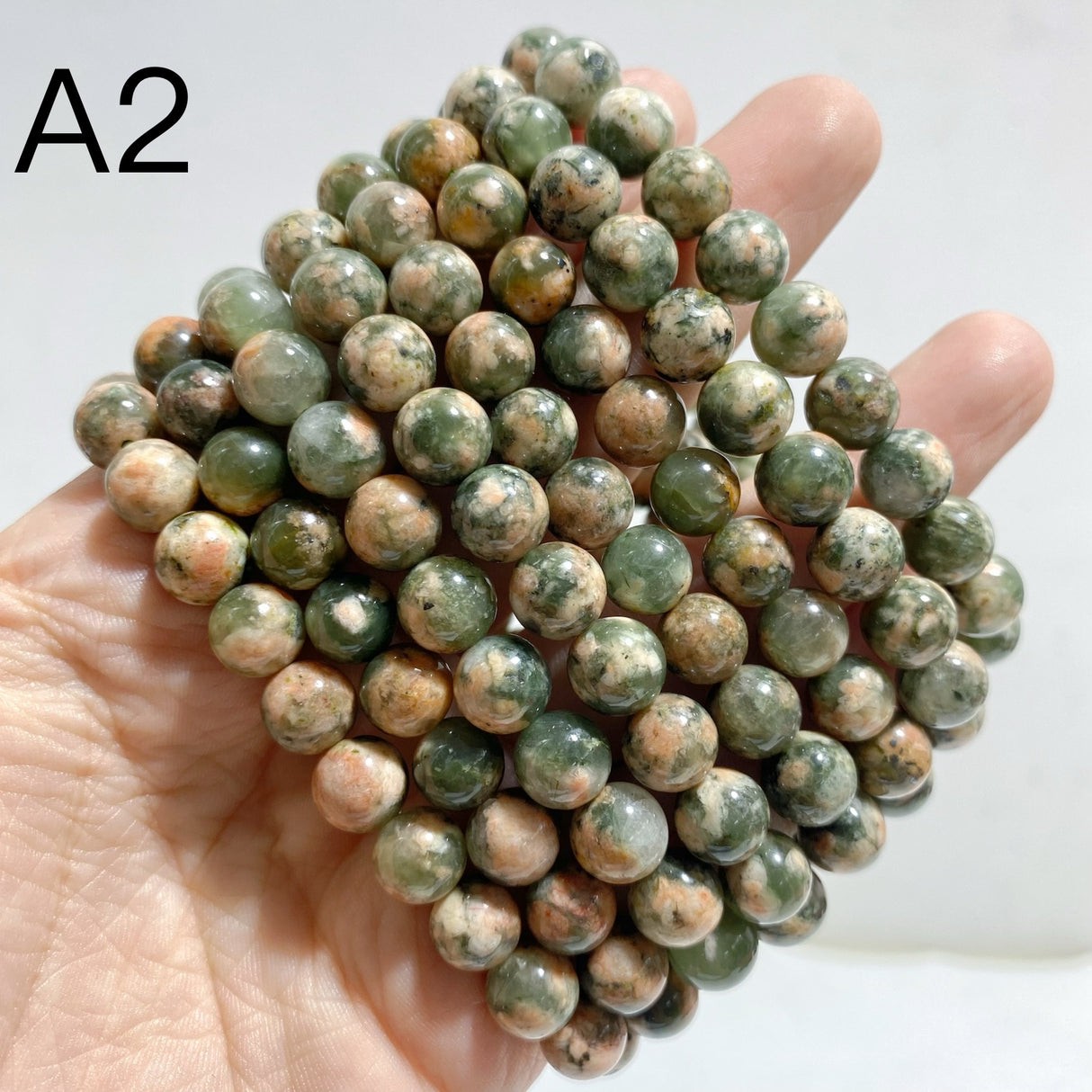 2 Types 8mm Sakura Jade Bracelets Wholesale