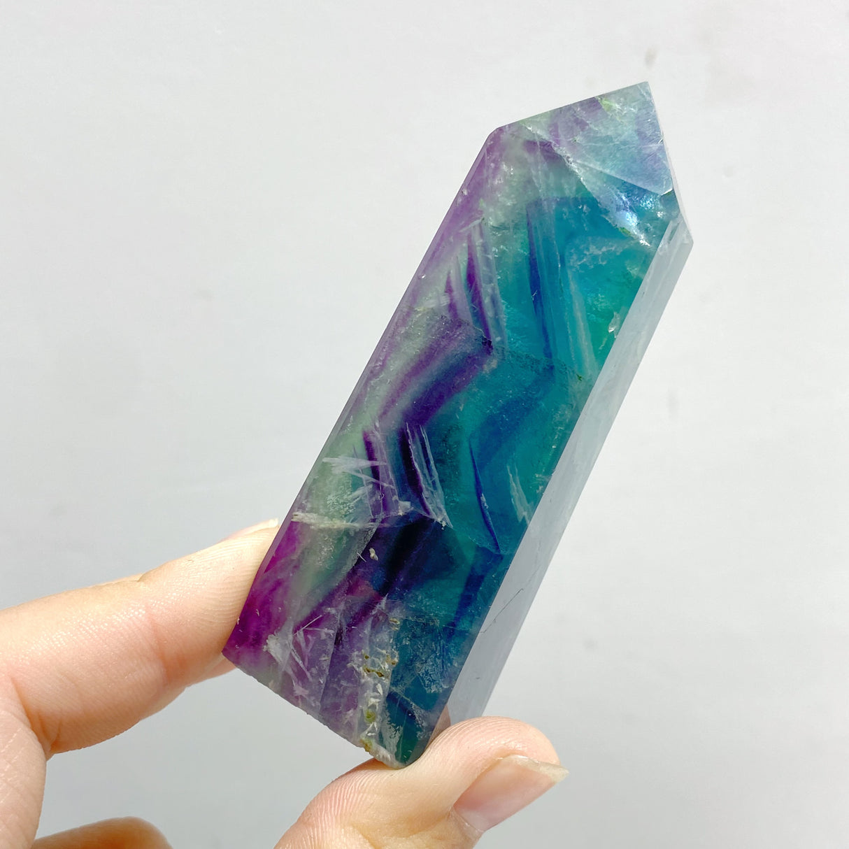 26 Pieces Feather Fluorite Four-sided Tower