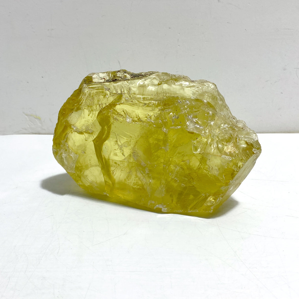 Unique Citrine Raw Stone Specimen With Beautiful Rainbow #3