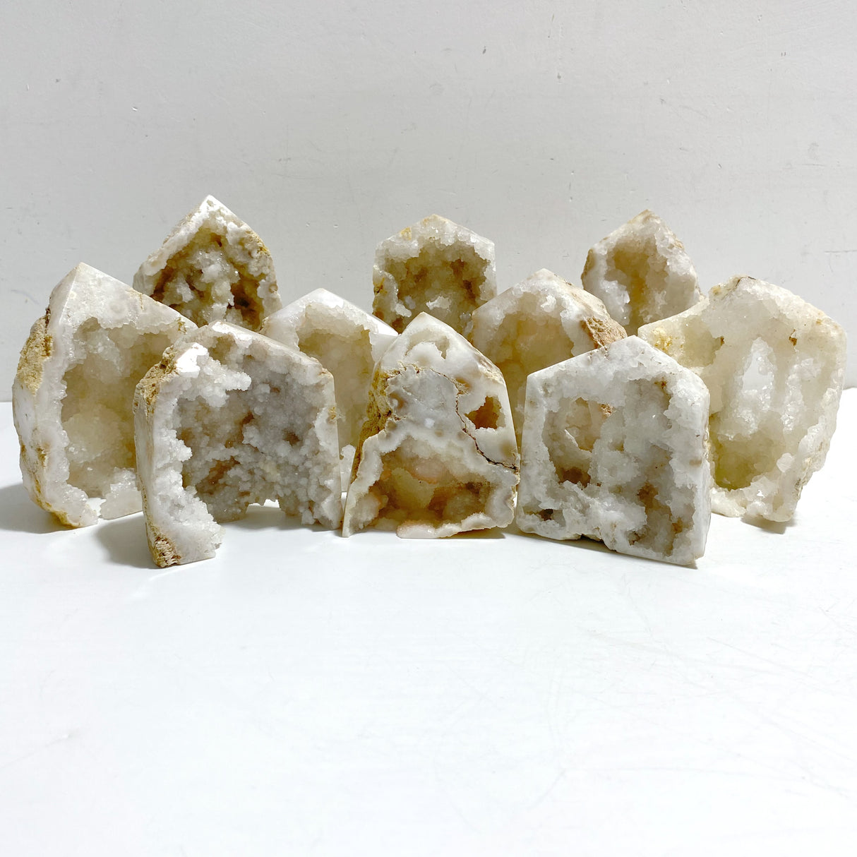 10 Pieces Druzy Geode Agate Points