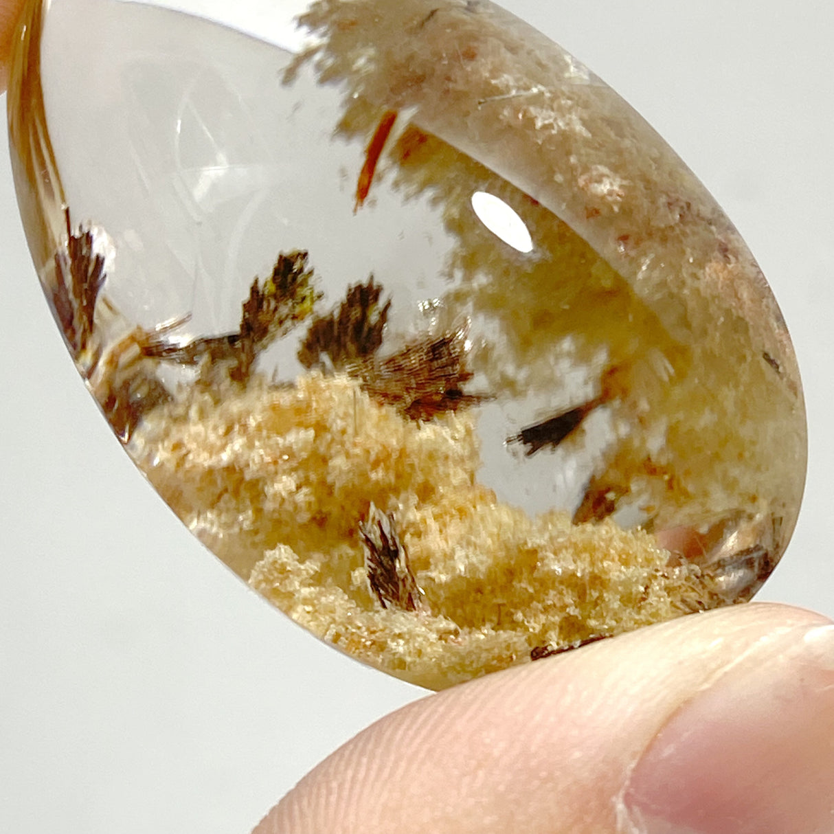 Unique Garden Quartz Waterdrop Shape For DIY Pendant