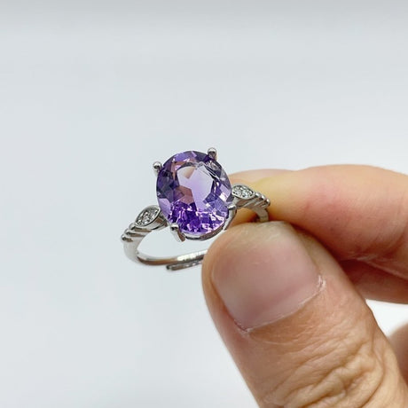 Beautiful Amethyst Cut Faceted Ring Wholesale - Wholesale Crystals