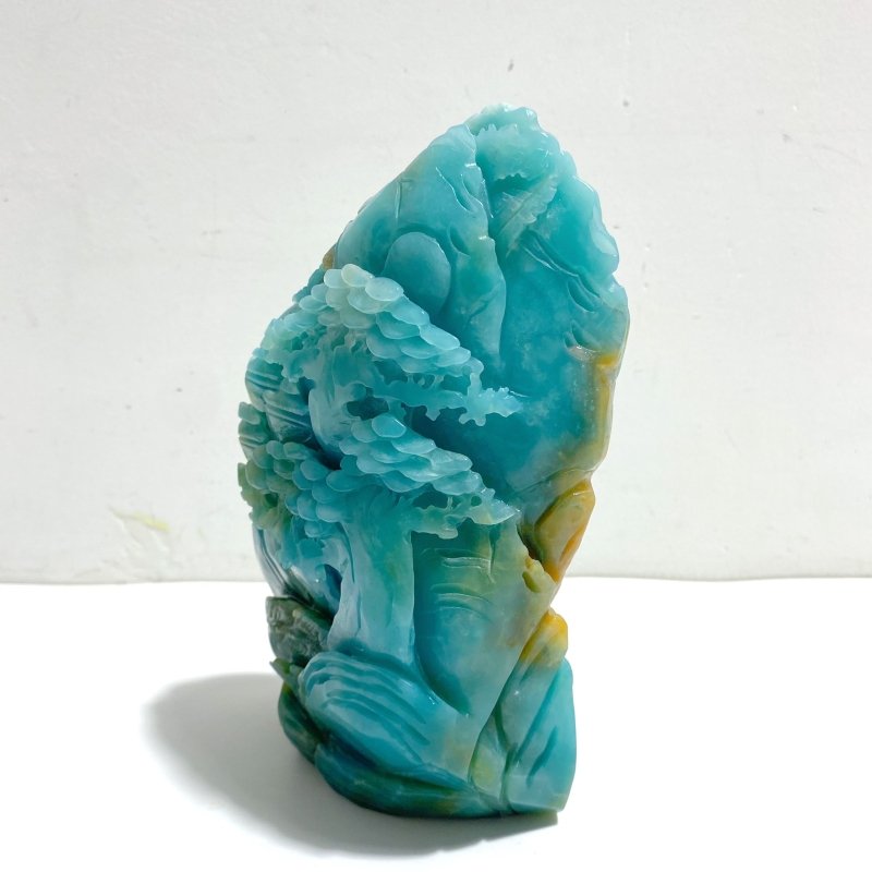 Beautiful Caribbean Calcite Landscape Pavilion Carving 1 - Wholesale Crystals