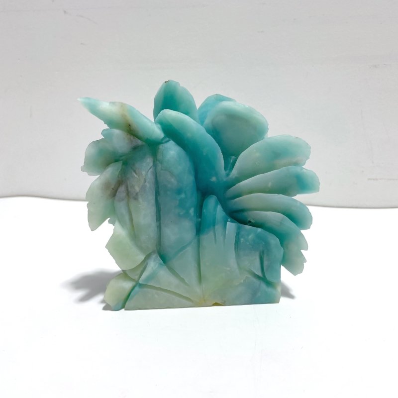 Beautiful Caribbean Calcite Large Flower Carving - Wholesale Crystals