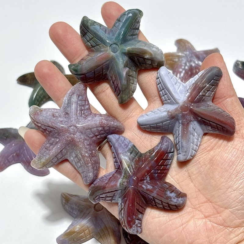 Beautiful Ocean Jasper Starfish Wholesale - Wholesale Crystals
