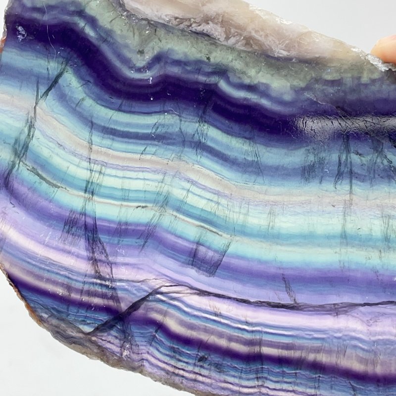 Beautiful Rainbow Fluorite Slab Wholesale -Wholesale Crystals