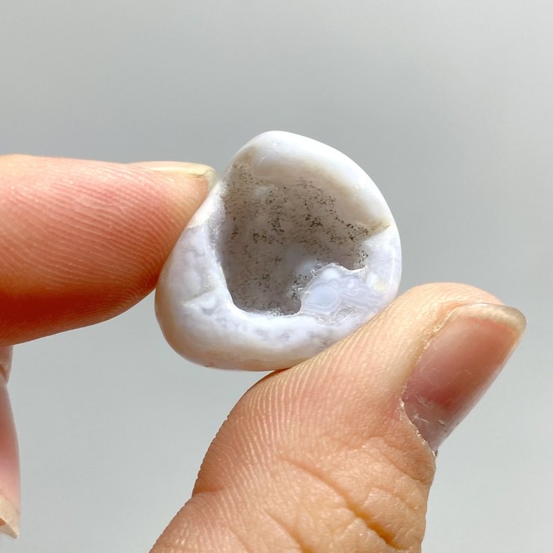 Blue Lace Agate Chips Small Tumbled Wholesale - Wholesale Crystals