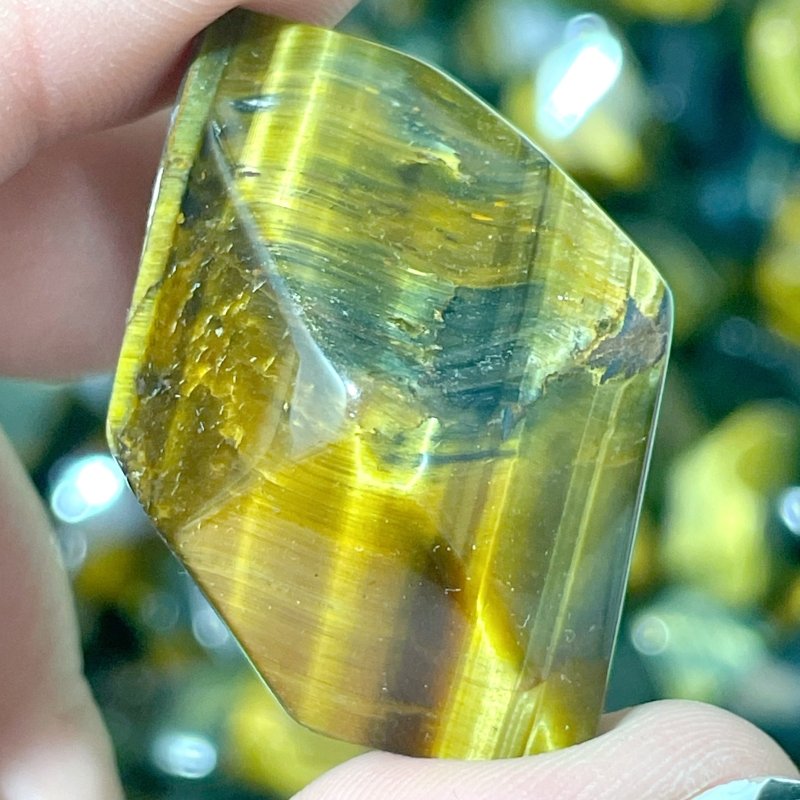 Blue&Yellow Tiger Eye Free Form Wholesale - Wholesale Crystals